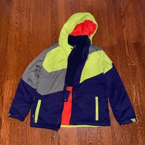 LL Bean Youth Fleece lined Ski Jacket